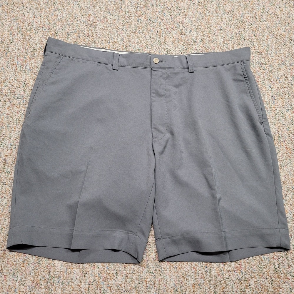 Polo Ralph Lauren Shorts Mens 40 Grey Performance Flat Front‎ Athletic Tech